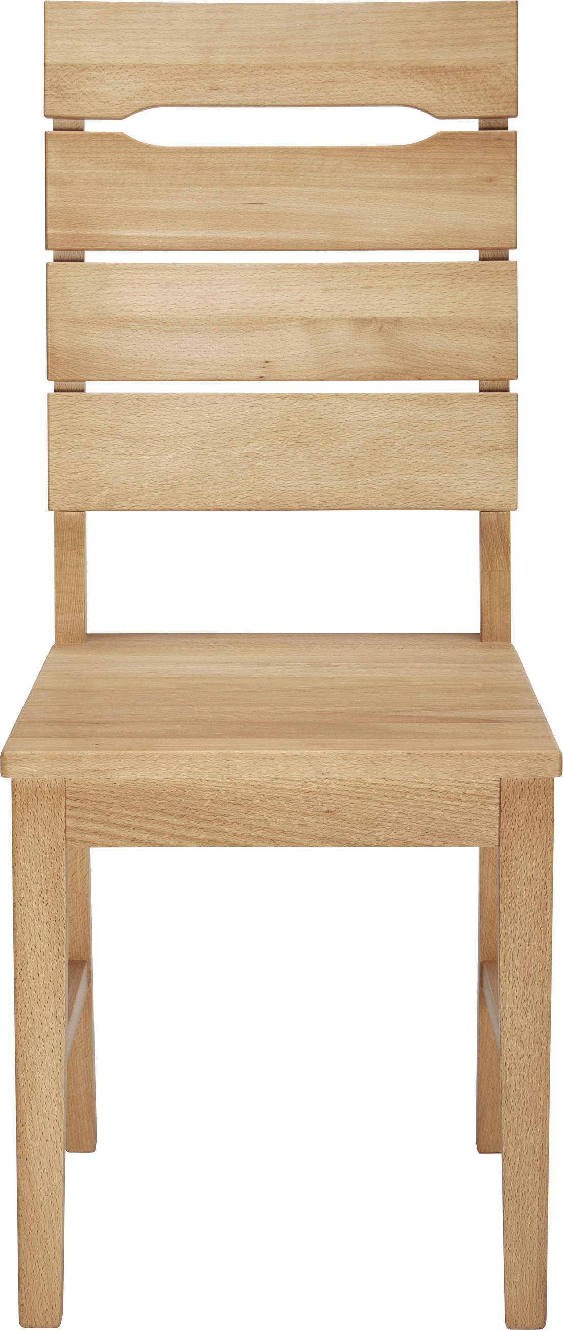 STUHL Buchefarben Kernbuche massiv  - Buchefarben, KONVENTIONELL, Holz (42/95/51,5cm) - Linea Natura