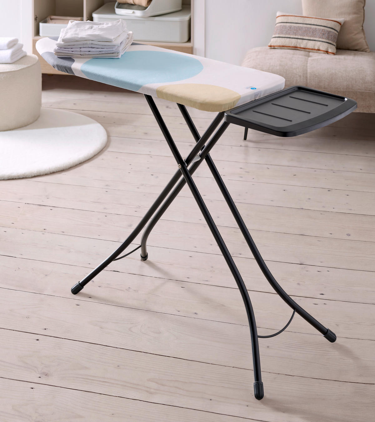 BÜGELBRETT - Blau/Beige, Design, Textil (49/159/8cm) - Brabantia