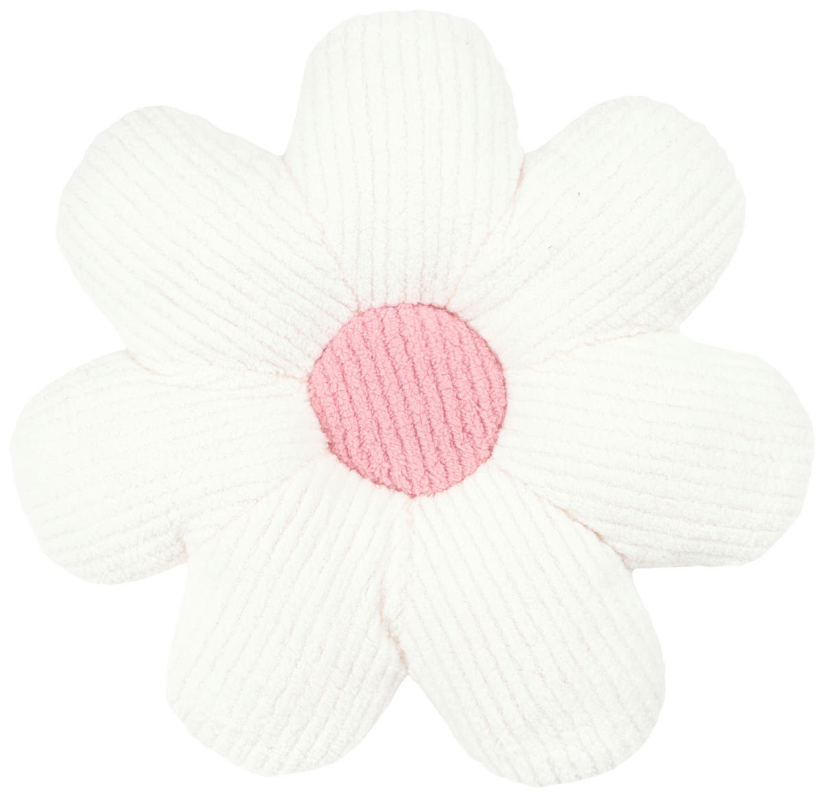 DEKORAČNÍ POLŠTÁŘ 40 cm - bílá/růžová, Design, textil (40cm) - Esposa