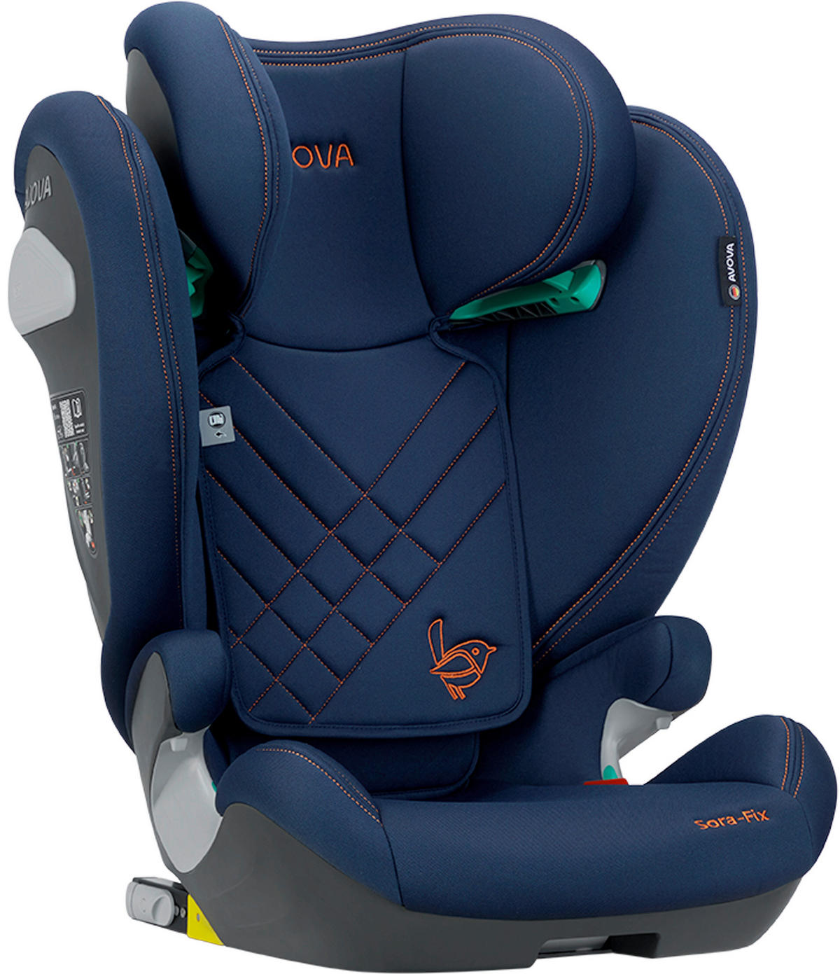 KINDERAUTOSITZ Sora Fix  - Dunkelblau, Basics, Kunststoff/Textil (52/41,5/63 - 83cm) - AVOVA