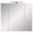 SPIEGELSCHRANK 80/71-75/16 cm - Weiß/Nickelfarben, Design, Glas/Holzwerkstoff (80/71-75/16cm) - Stylife SPIEGELSCHRANK 80/71-75/16 cm - Weiß/Nickelfarben, Design, Glas/Holzwerkstoff (80/71-75/16cm) - Stylife