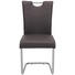 SCHWINGSTUHL in Metall, Leder Edelstahlfarben, Dunkelbraun - Edelstahlfarben/Dunkelbraun, Design, Leder/Metall (44/99/57cm) - Valdera SCHWINGSTUHL in Metall, Leder Edelstahlfarben, Dunkelbraun - Edelstahlfarben/Dunkelbraun, Design, Leder/Metall (44/99/57cm) - Valdera