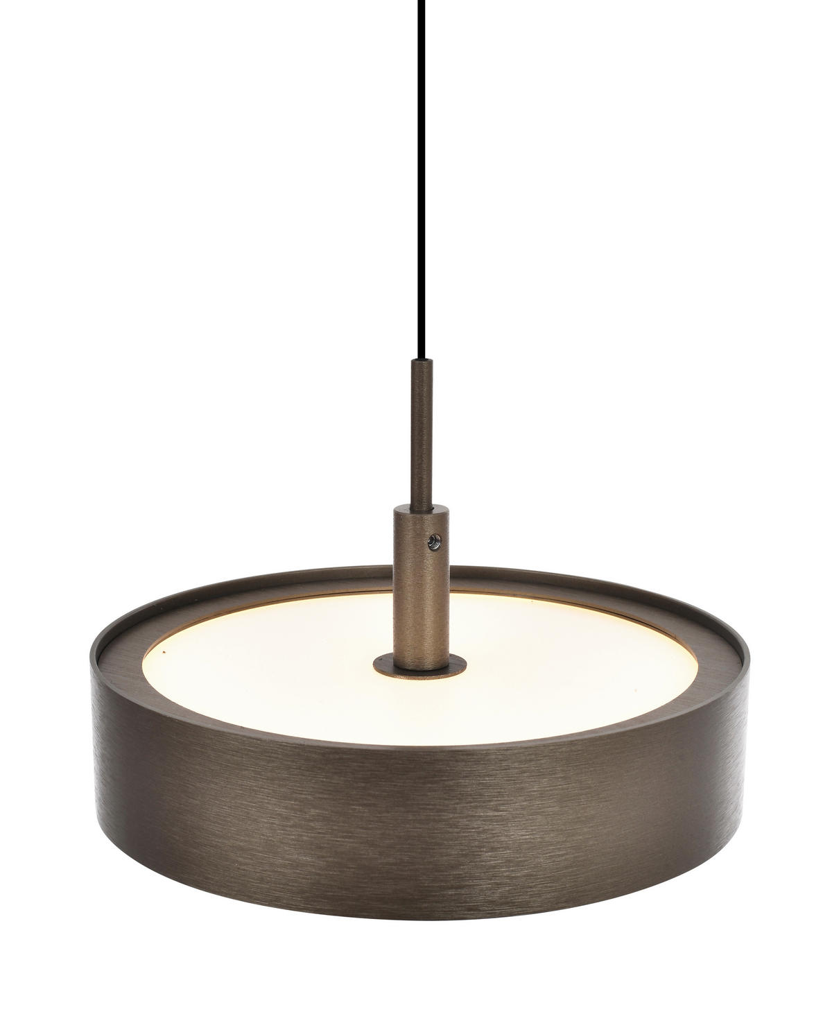 LED-HÄNGELEUCHTE Valensole 17,5/150/17,5 cm  - Bronzefarben, Design, Metall (17,5/150/17,5cm)