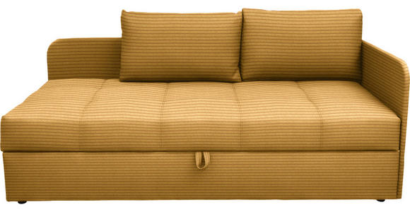 LIEGE  in Cord Currygelb  - Currygelb/Schwarz, Basics, Kunststoff/Textil (205/90/95cm) - Xora