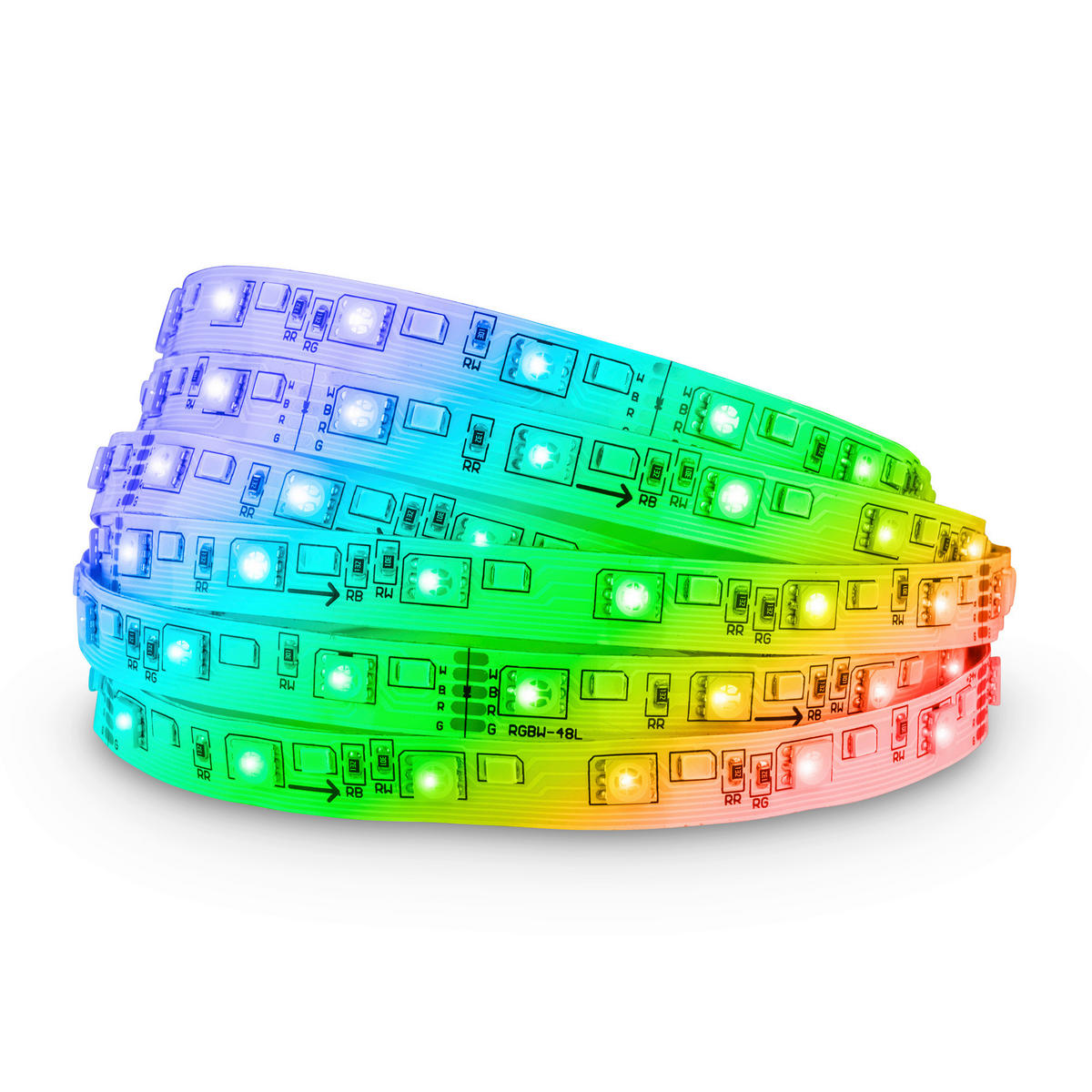 LED-TRAK  Cutcase //// - bela, Basics, umetna masa (300cm)