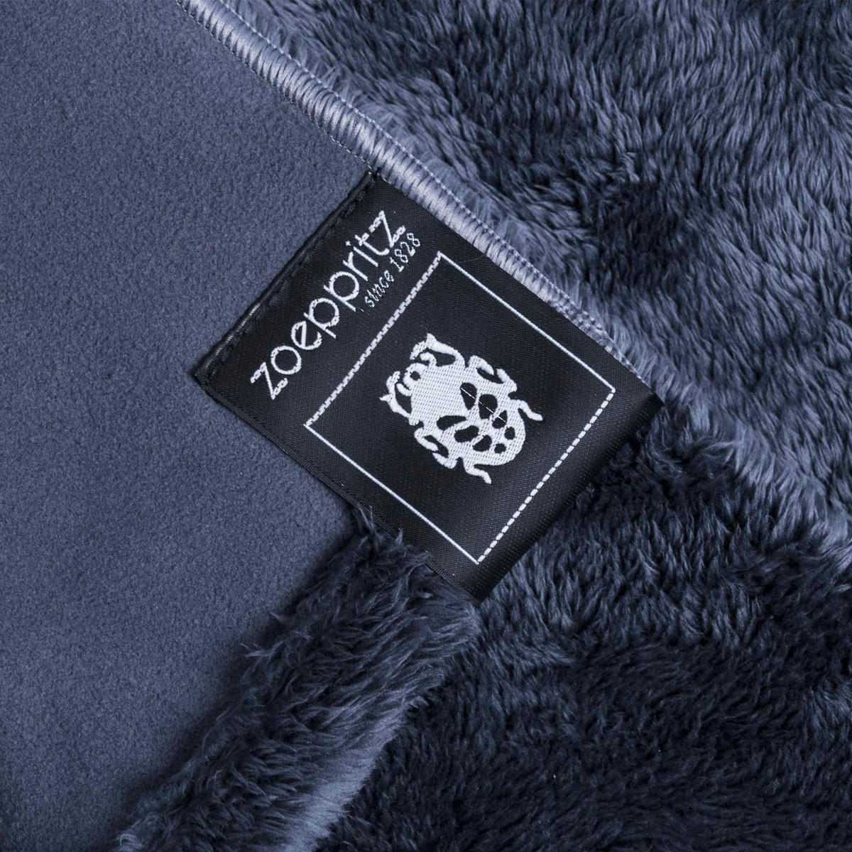 FELLDECKE Reborn Bliss 140/190 cm  - Anthrazit, KONVENTIONELL, Textil (140/190cm) - Zoeppritz
