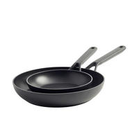 PFANNENSET Classic Forged Aluminium Aluminium 2-teilig  - Schwarz, Basics, Kunststoff/Metall (20, 28cm) - Kitchenaid