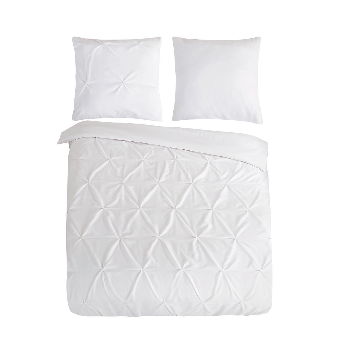 BETTWÄSCHE Elegance Mikrofaser 200/200 cm  - Weiß, Basics, Textil (200/200cm)