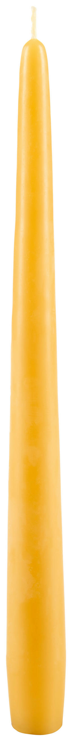  STABKERZE  - Gelb, Basics (2,3/24,5cm)