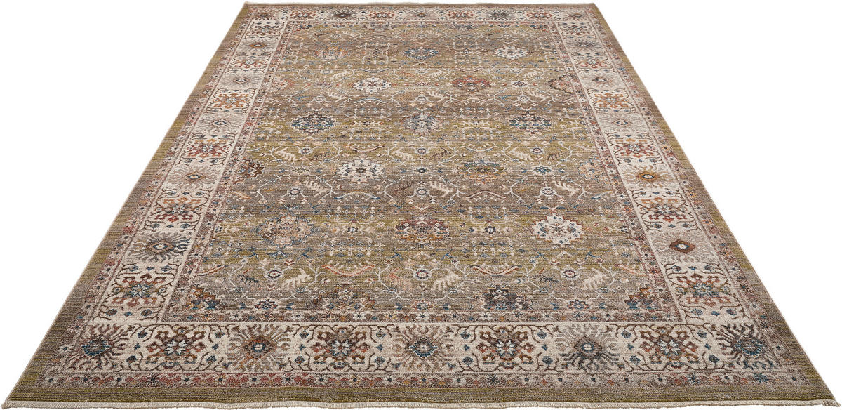 VINTAGE-TEPPICH 133/185 cm Grün, Multicolor  - Multicolor/Grün, LIFESTYLE, Textil (133/185cm) - Novel