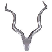 WANDDEKO  - Silberfarben, Modern, Metall (80/110/10cm) - MID.YOU