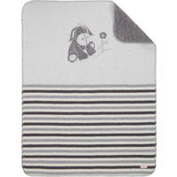 HEBKÁ DEKA - sivá/krémová, Basics, textil (75/100cm) - Patinio