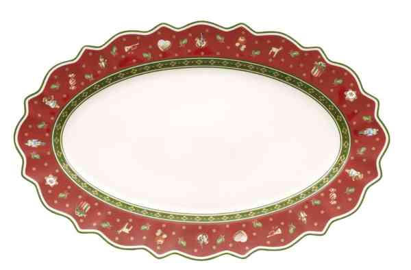 TANJIR ZA SERVIRANJE  50/31 cm          - bela/crvena, Dizajnerski, keramika (50/31cm) - Villeroy & Boch