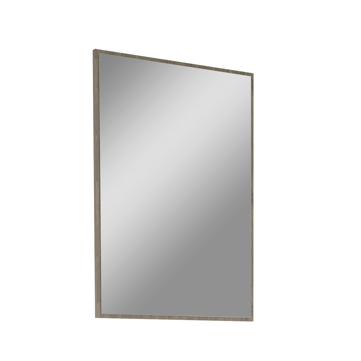 WANDSPIEGEL Walnussfarben - Walnussfarben, Design, Glas/Holzwerkstoff (55,8/80,8/2,2cm) - Voleo