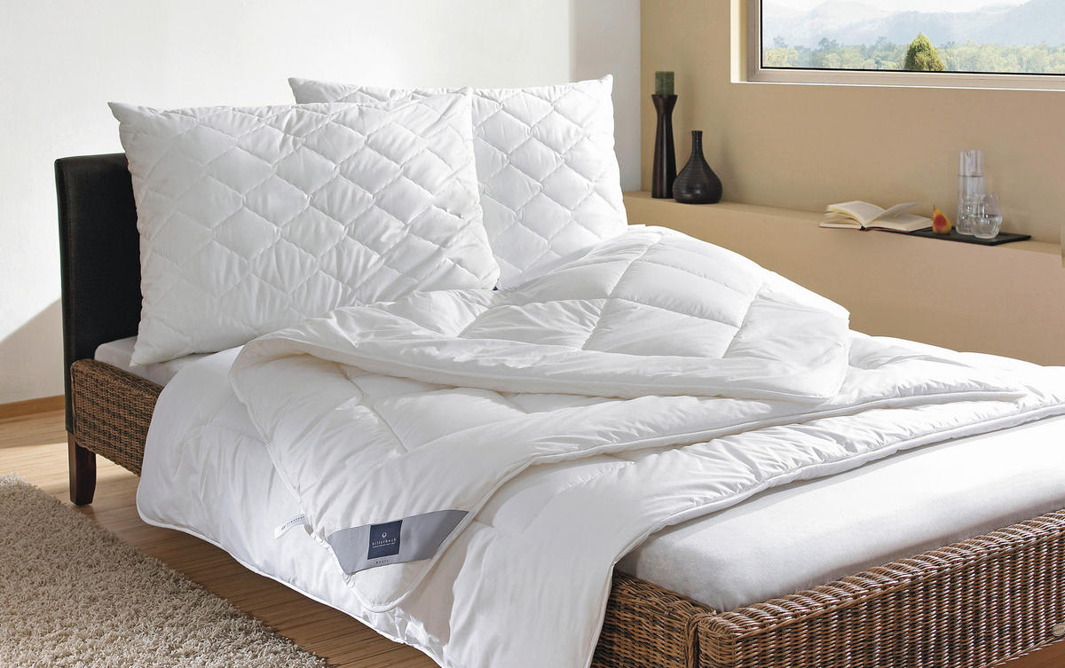 PROŠIVENI JASTUK  40/80 cm       - bela, Konvencionalno, tekstil (40/80cm) - Billerbeck