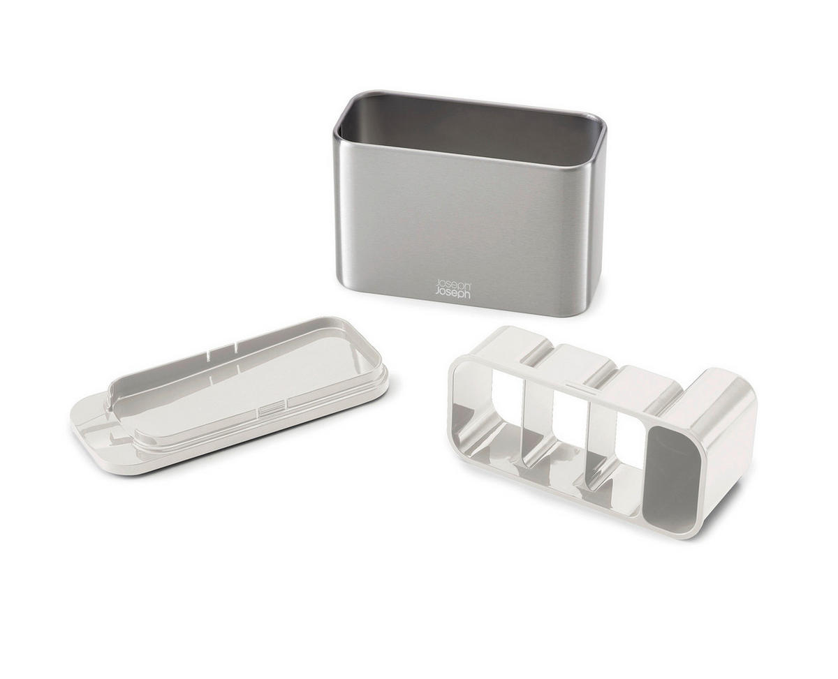 DRŽAČ ZA SUNĐER Surface  - srebrna, Osnovno, metal/plastika (20,2/13,5/8,4cm) - Joseph Joseph