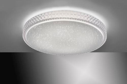 LED-DECKENLEUCHTE Lolasmart-Frida  Smart 60/10,5 cm   - Transparent/Weiß, Design, Kunststoff/Metall (60/10,5cm)