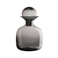 KARAFA  1,5 l  - šedá, Design, sklo (14,5/18,5cm) - ASA