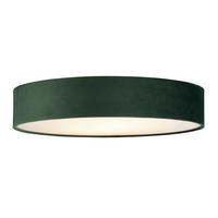DECKENLEUCHTE Drum 50/50/10 cm   - Grün, Design, Textil/Metall (50/50/10cm) - Searchlight
