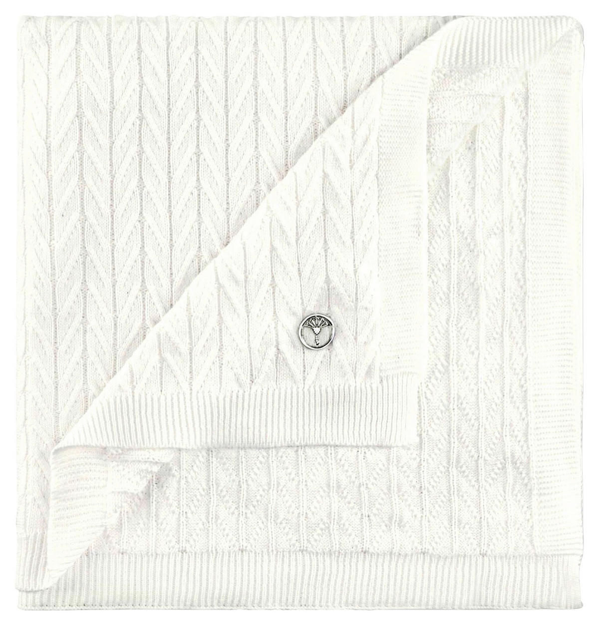 PLAID J-Weavelle 130/170 cm  - Weiß, Design, Textil (130/170cm) - Joop!