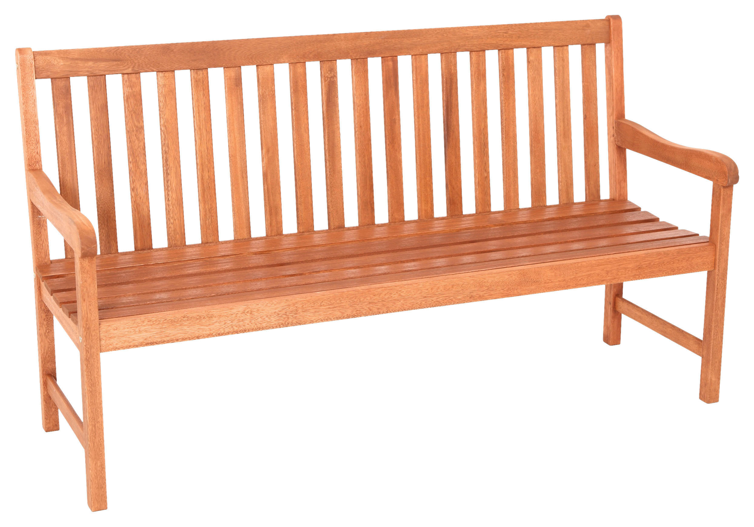 GARTENBANK 157/89/58 cm Eukalyptusholz   - Naturfarben, Basics, Holz (157/89/58cm) - Gardenson