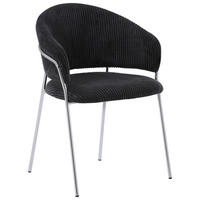 STOLICA  crna, boja hroma       - boja hroma/crna, metal/tekstil (57/80/56cm)