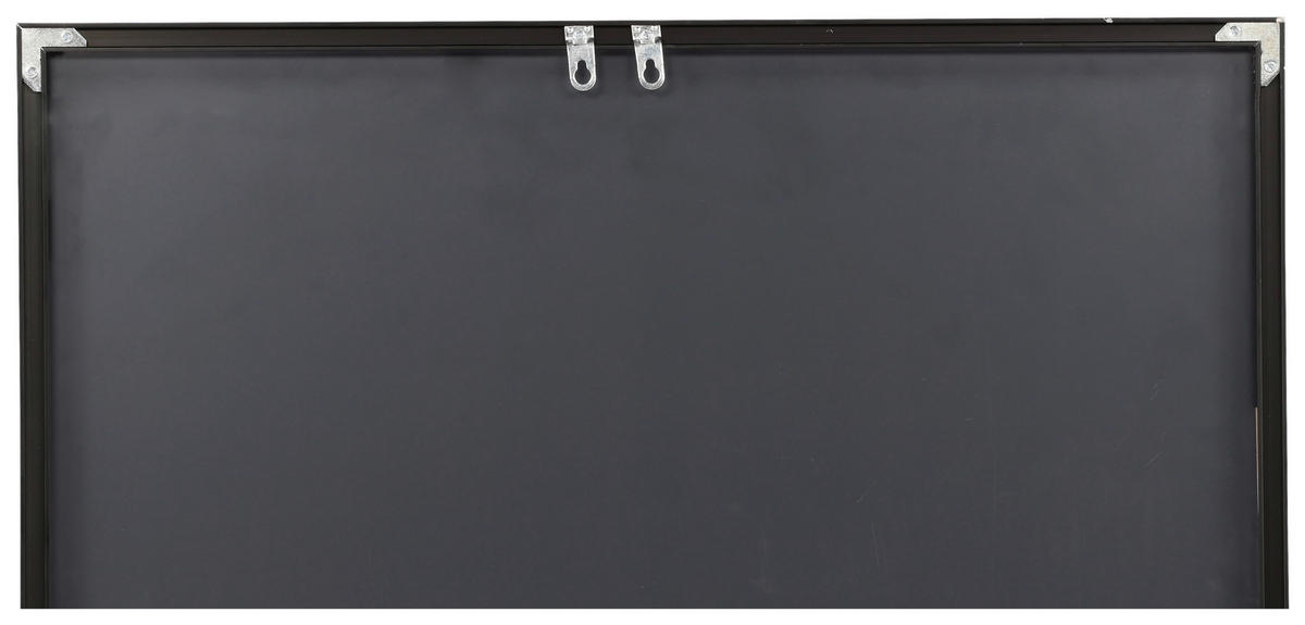 VÄGGSPEGEL 90/180/3 cm    - svart, Modern, metall/glas (90/180/3cm) - P & B