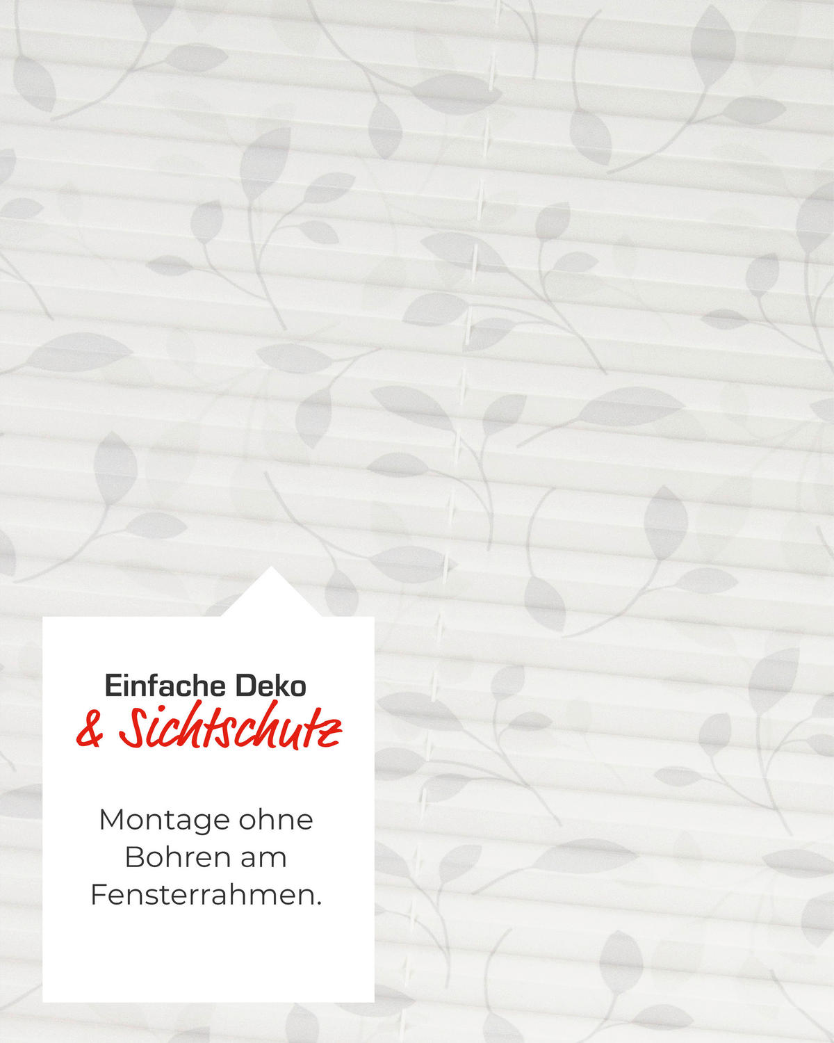 PLISSEE  blickdicht  85/130 cm   - Weiß, Basics, Textil (85/130cm)