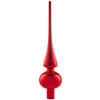 CHRISTBAUMSPITZE  - Rot, KONVENTIONELL, Glas (26cm)