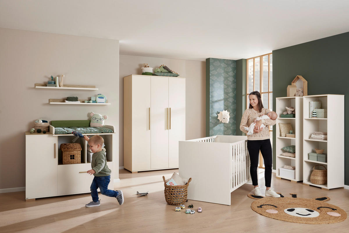 KOMMODE  in  - Eichefarben/Weiß, Basics, Holz/Holzwerkstoff (123,50/92,10/55,60cm) - Paidi