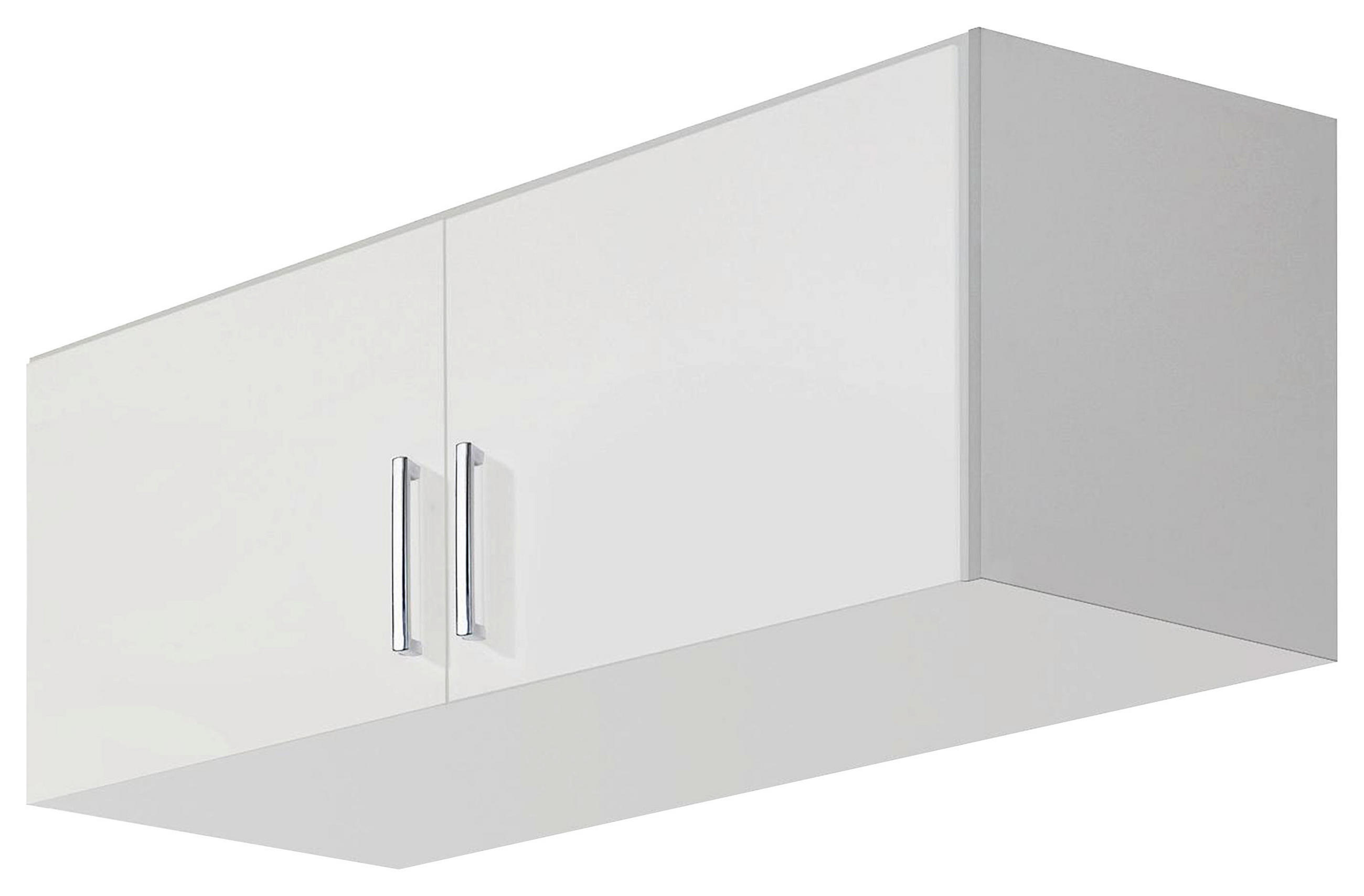 NÁSTAVEC NA SKŘÍŇ, bílá, vysoce lesklá bílá, 91/39/54 cm - bílá/barvy hliníku, Design, kompozitní dřevo/plast (91/39/54cm) - Carryhome