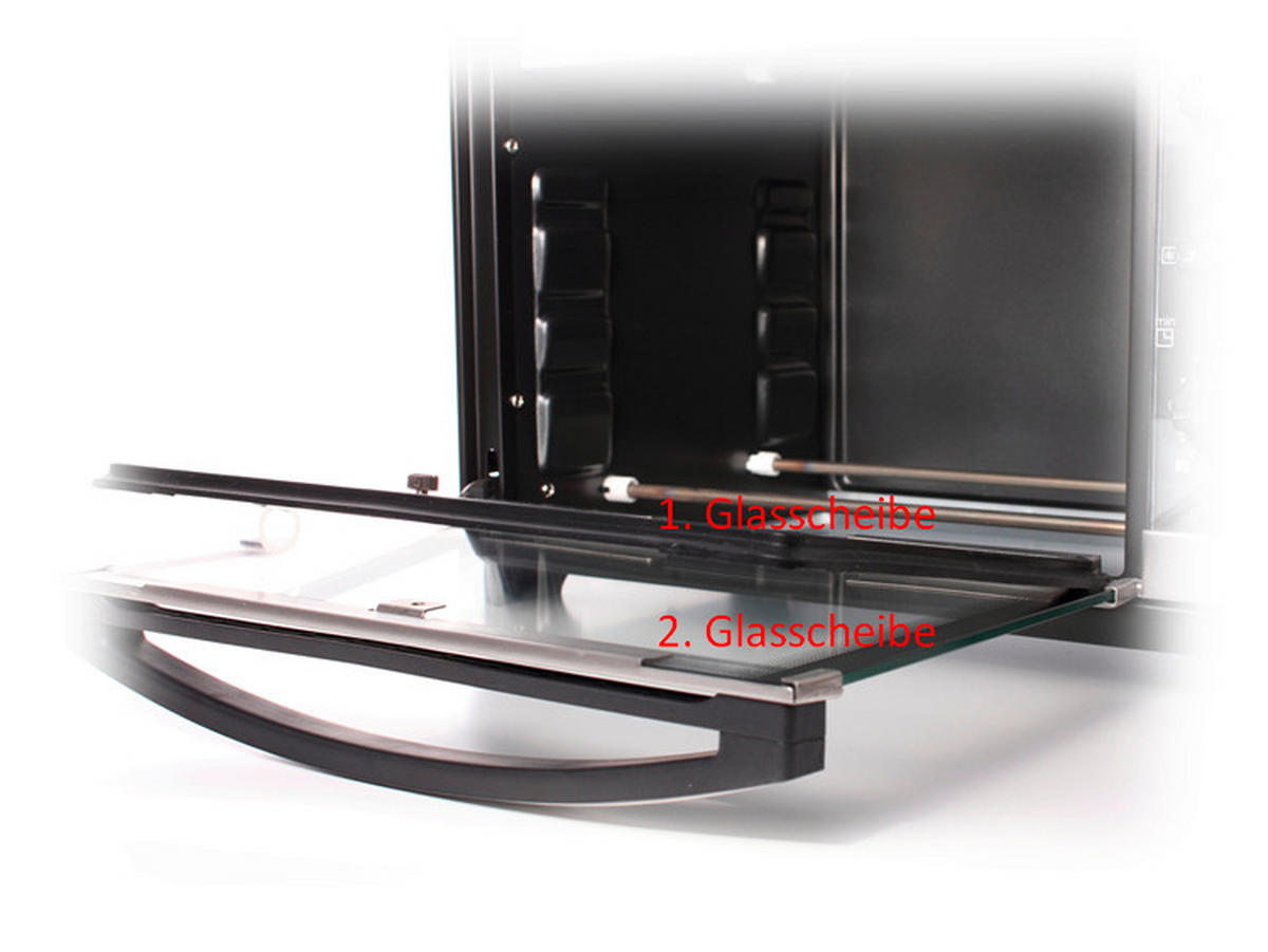 MINIBACKOFEN  - Schwarzchrom, Basics, Metall (44/28,5/33,5cm) - Rommelsbacher