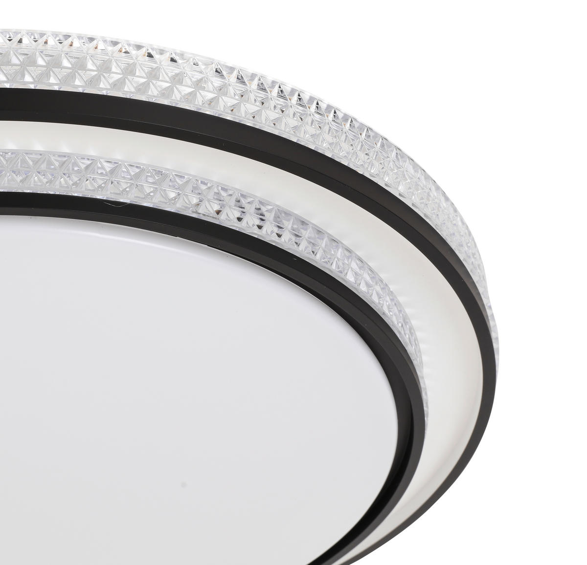 STROPNÉ LED SVIETIDLO, 41/9 cm  - čierna/biela, Basics, kov/plast (41/9cm) - Novel