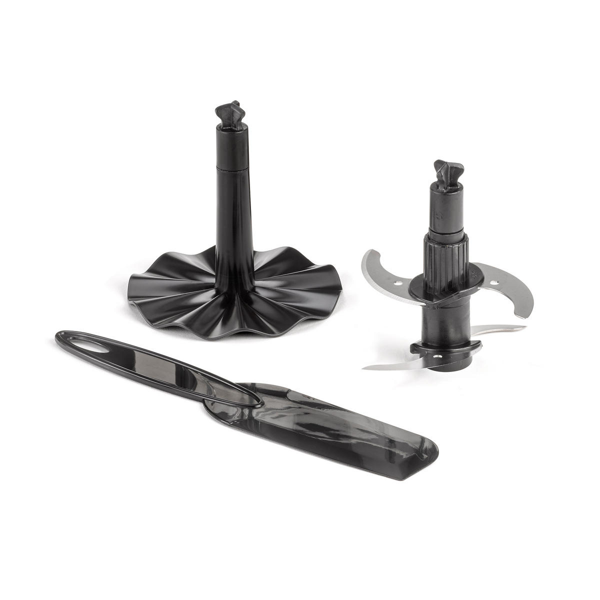 UNIVERSALZERKLEINERER  - Transparent/Schwarz, Basics, Glas/Kunststoff (15/23/15cm) - CASO Design