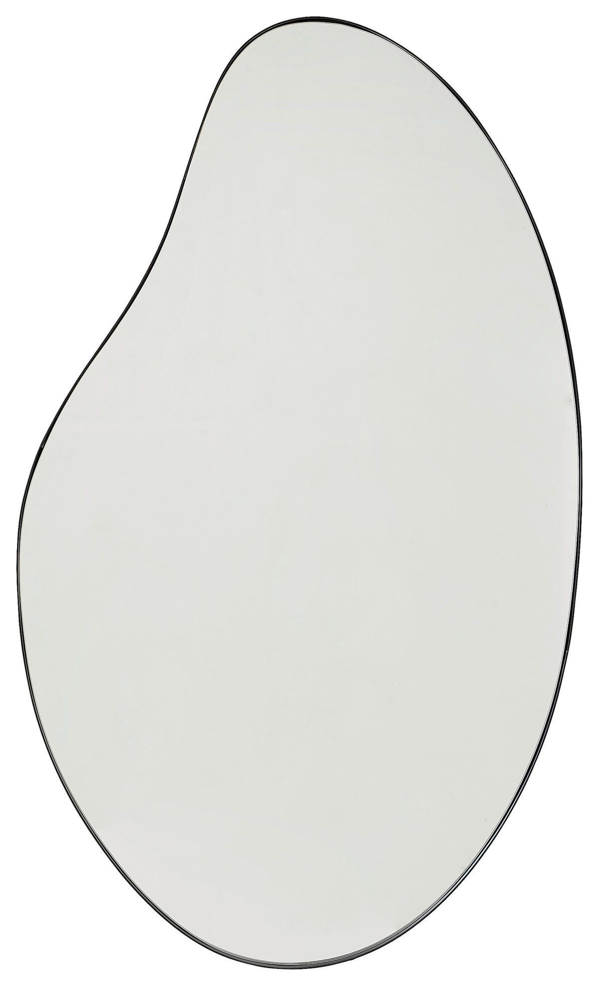 WANDSPIEGEL 52/87/2.5 cm  - Schwarz, Design, Glas/Holzwerkstoff (52/87/2.5cm) - MID.YOU