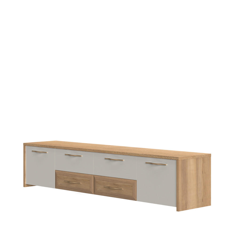 TV-ELEMENT bež  - bež, Design, kovina/leseni material (219/48/46cm) - Hom`in