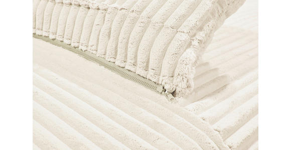 SCHLAFSOFA  mit Cord Weiß  - Schwarz/Weiß, KONVENTIONELL, Kunststoff/Textil (211/96/105cm) - Carryhome