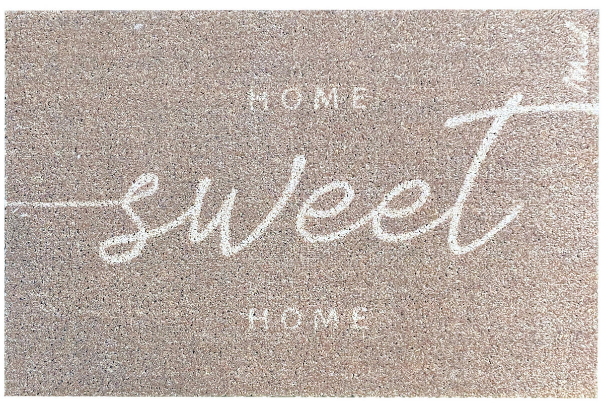 FUßMATTE   Beige  - Beige, Trend, Kunststoff (50cm) - madaboutmats