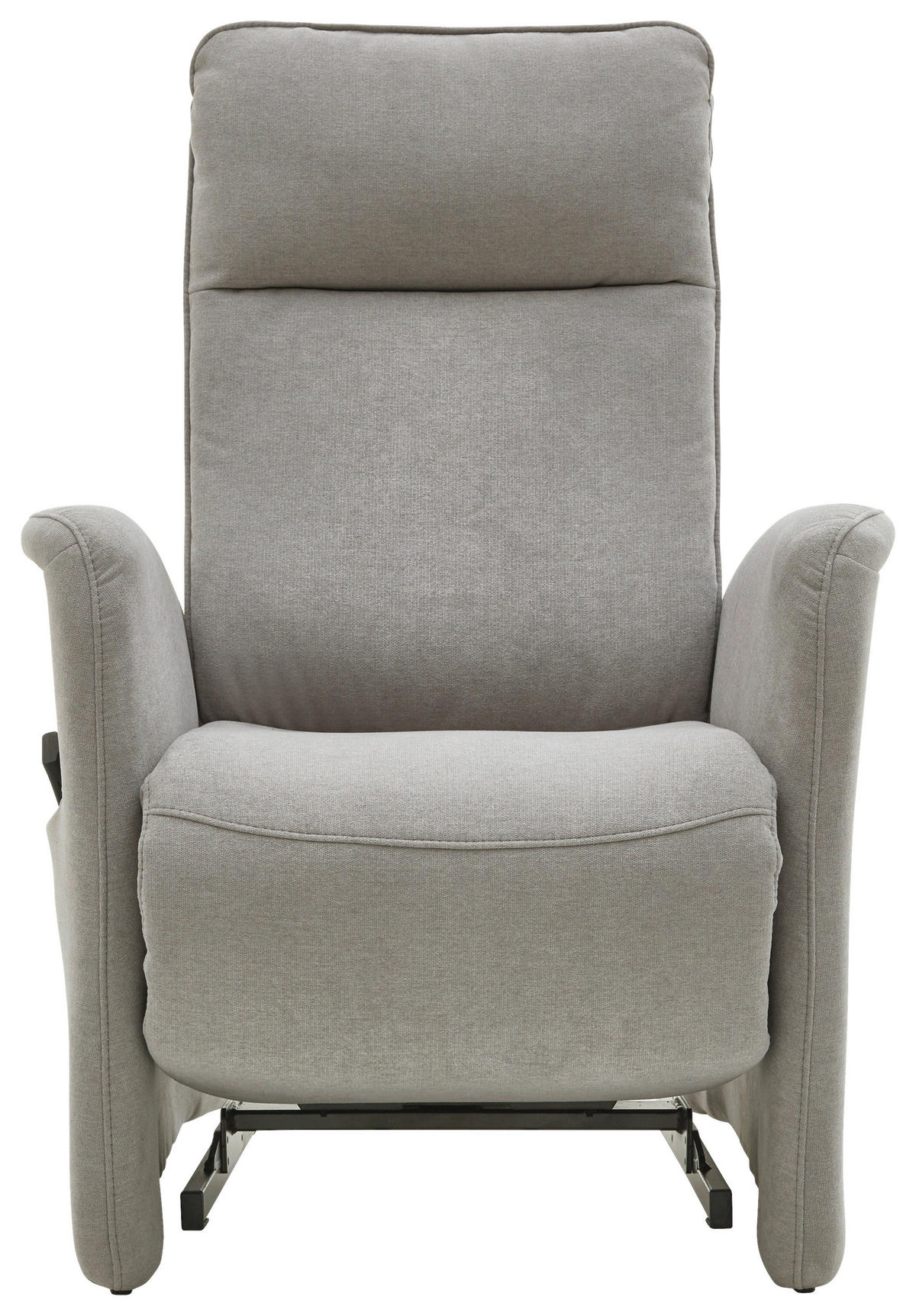 FERNSEHSESSEL Chenille Grau  - Grau, Konventionell, Textil (79/114/87cm) - Valdera