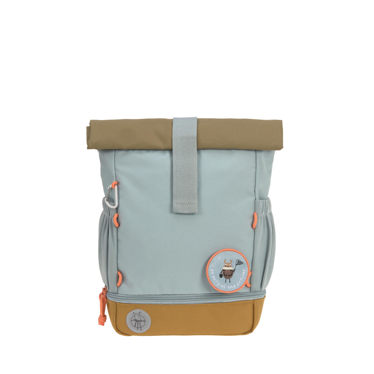 KINDERRUCKSACK Rolltop  - Hellblau, Basics, Textil (23/11/32,5cm) - Lässig