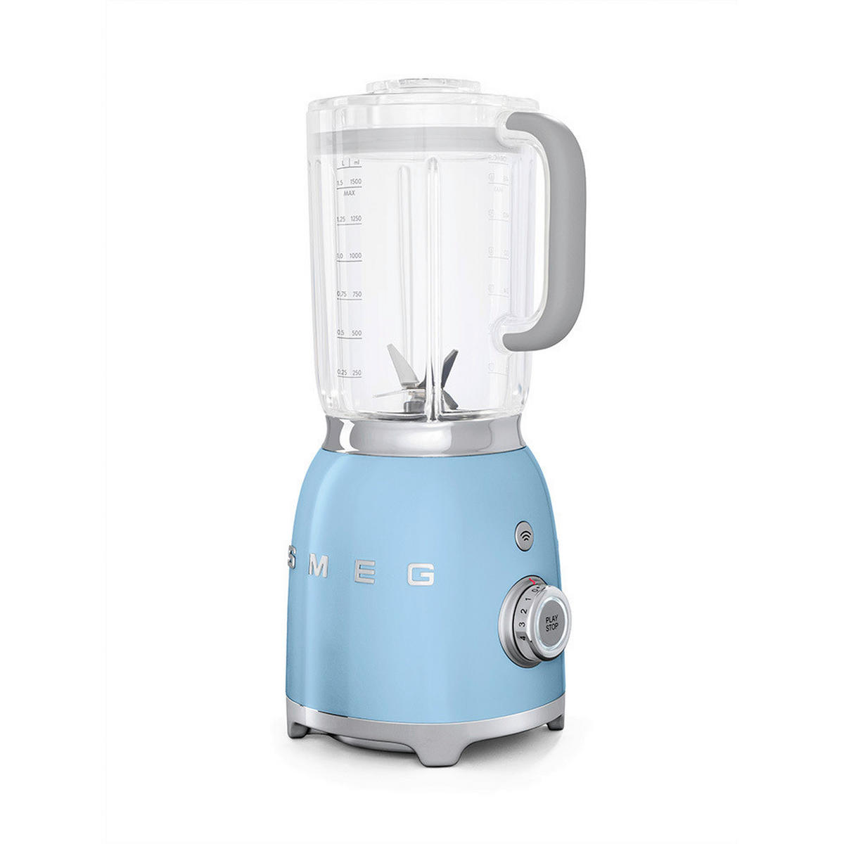 SAMOSTOJEĆI MIKSER  - svijetlo plava, Basics, metal (19,7/39,7/16,3cm) - SMEG