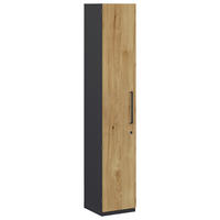 AKTENSCHRANK Anthrazit, Hickory  - Anthrazit/Hickory, KONVENTIONELL, Holzwerkstoff (40/220,5/41,9cm) - Moderano