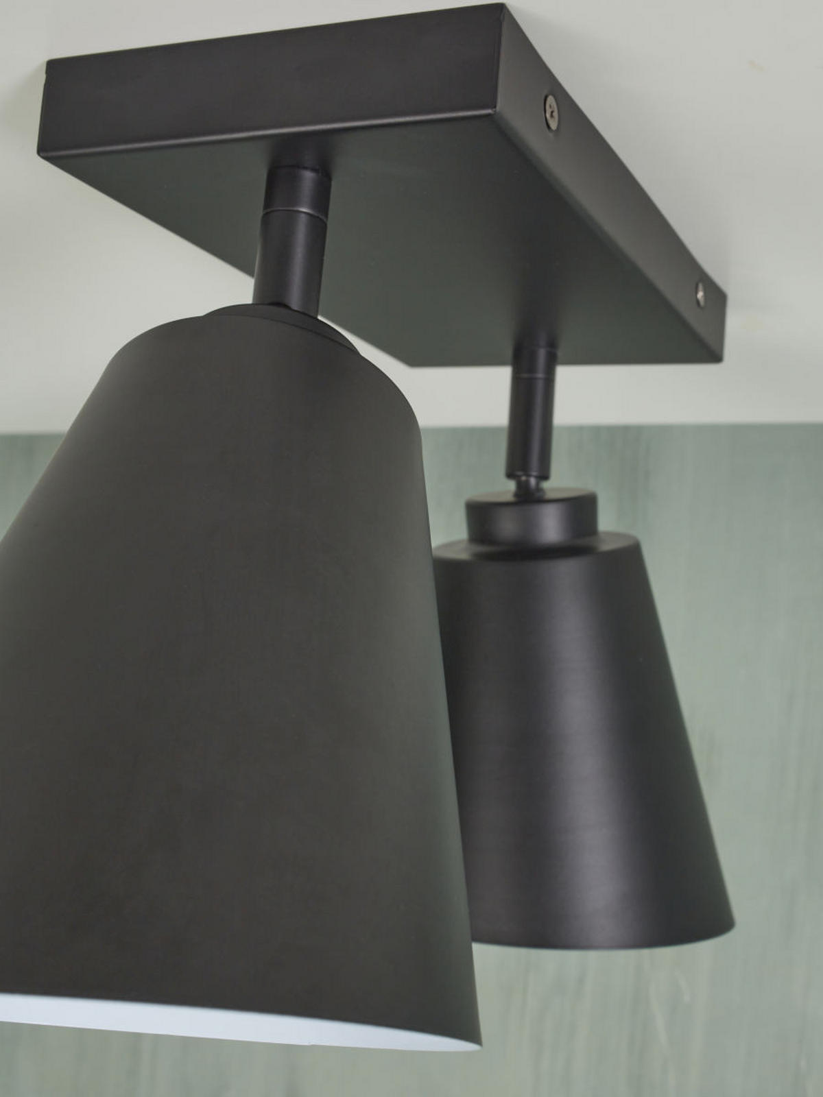 DECKENLEUCHTE    22/12/24 cm  - Schwarz, Basics, Metall (22/12/24cm) - It's about Romi