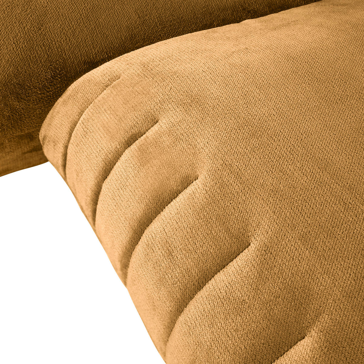 HÖRNSOFFA i plysch orange  - orange/svart, Klassisk, textil/plast (170/270cm) - MID.YOU