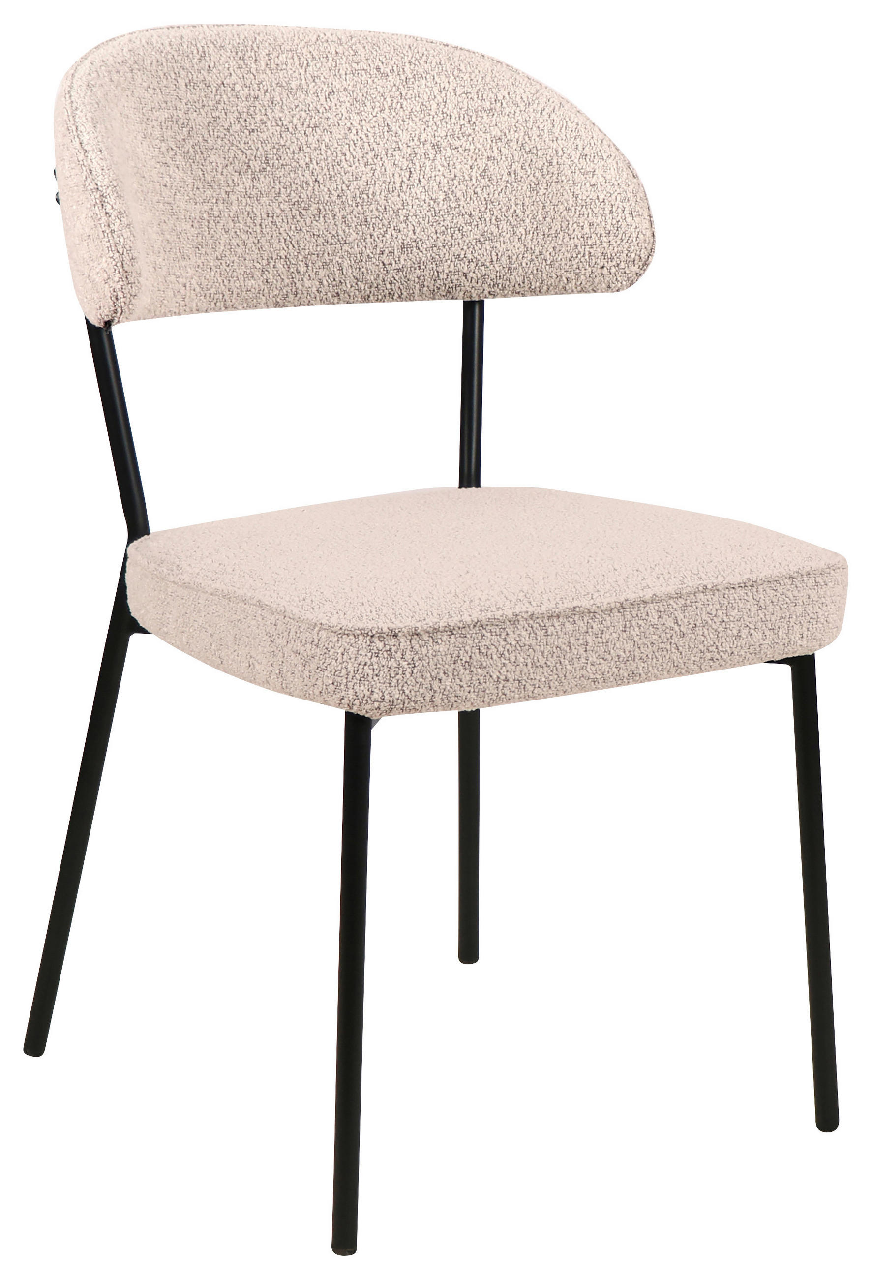 STOLICA  pink  drvo, metal, tekstil      - pink/crna, Design, drvo/metal (46/83,5/58cm) - Hom`in