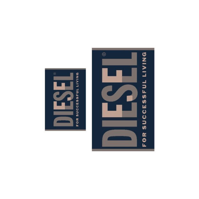 Diesel SADA RUČNÍKŮ A OSUŠEK, modrá