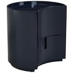 NACHTSCHRANK 52/50,5/44 cm  - Schwarz, Design, Holzwerkstoff (52/50,5/44cm) - Novel