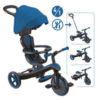 DREIRAD EXPLORER TRIKE 4in1  - Blau, Basics, Kunststoff (95/47/97,5cm) - GLOBBER