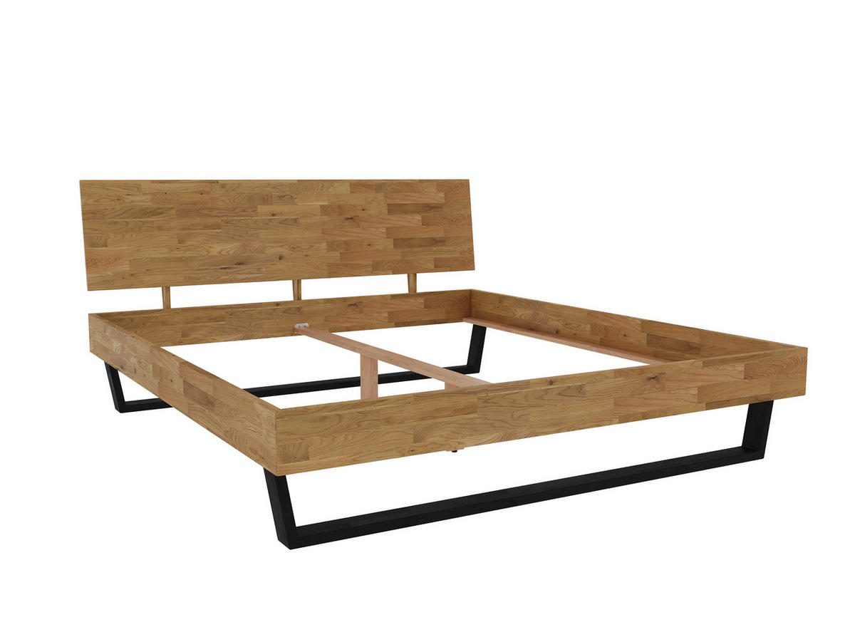 BETT 180/200 cm  in Wildeiche  - Wildeiche, MODERN, Holz (180/200cm) - MID.YOU