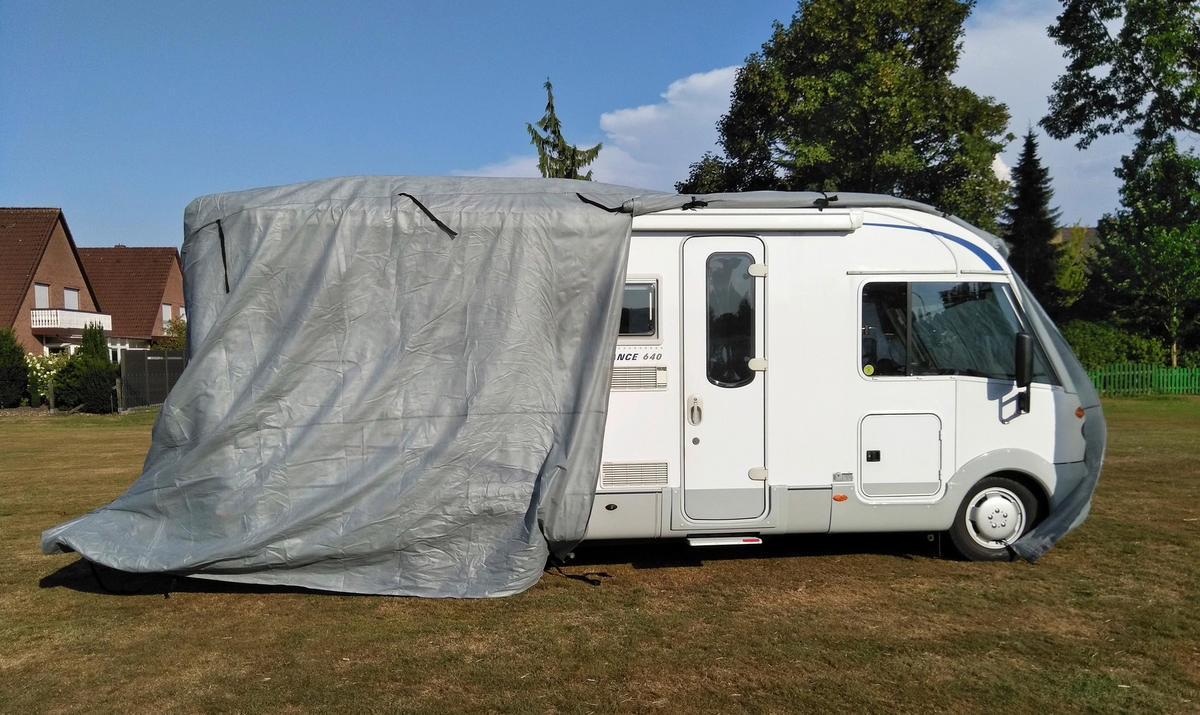 ABDECKPLANE - Grau, Basics, Kunststoff (235/275/870cm)